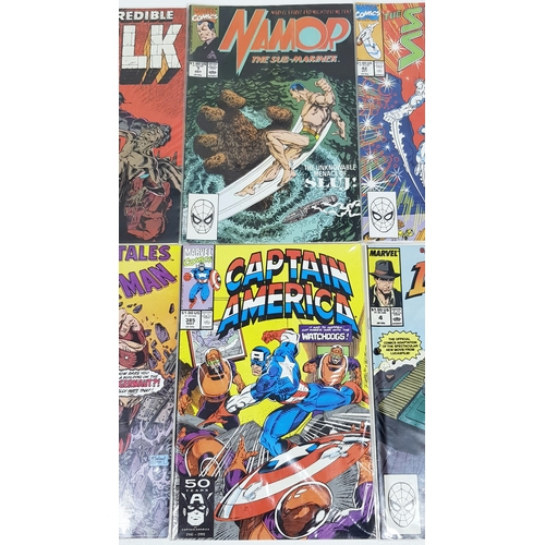 24 - Ten Marvel Mixed Comics - Most Being in Very Fine to Very Fine Plus Grade. All individually wrapped ... 