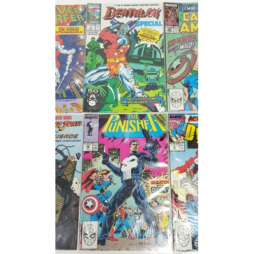 24 - Ten Marvel Mixed Comics - Most Being in Very Fine to Very Fine Plus Grade. All individually wrapped ... 