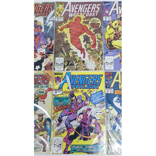 26 - Ten Marvel Avengers Comics - Most Being in Very Fine to Very Fine Plus Grade. All individually wrapp... 
