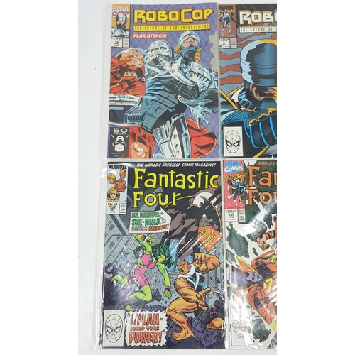 27 - Ten Marvel ( Five Robocop + Five Fantastic Four) Comics - All Being in Very Fine to Very Fine Plus G... 