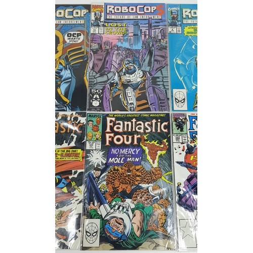 27 - Ten Marvel ( Five Robocop + Five Fantastic Four) Comics - All Being in Very Fine to Very Fine Plus G... 