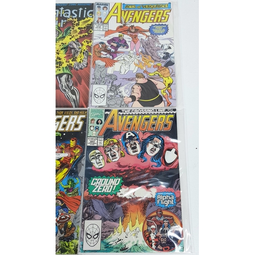 28 - Ten Marvel (Four Fantastic Four + Six Avengers) Comics - Most Being in Very Fine to Very Fine Plus G... 