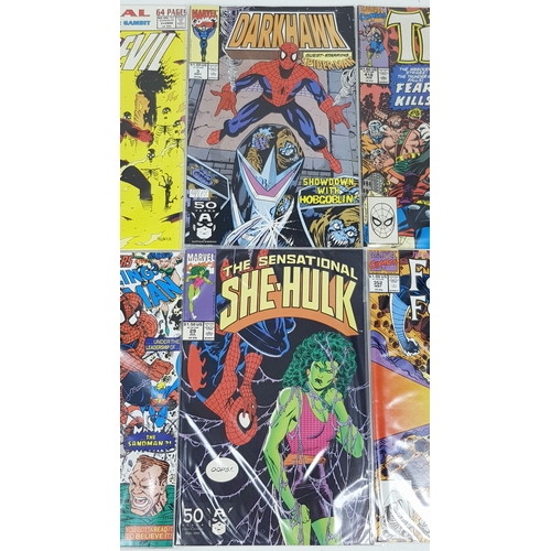 108 - Ten Marvel Mixed Comics - Most Being in Very Fine to Very Fine Plus Grade. All individually wrapped ... 