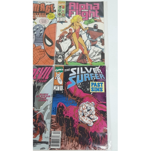 108 - Ten Marvel Mixed Comics - Most Being in Very Fine to Very Fine Plus Grade. All individually wrapped ... 