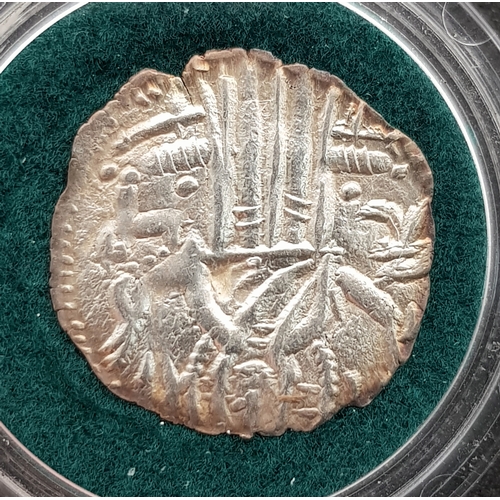 1066 - A Superb Set of Antique Silver Coins from Medieval Europe, comprising 14 coins in capsules and in a ... 