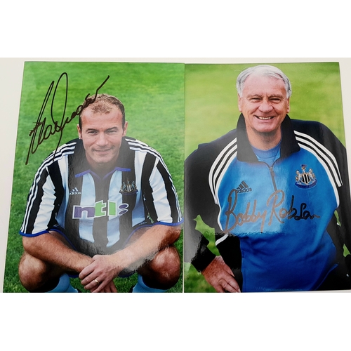 59 - A Signed Bobby Robson and Alan Shearer Photograph. Taken and signed in the late 1990s. Comes with a ... 