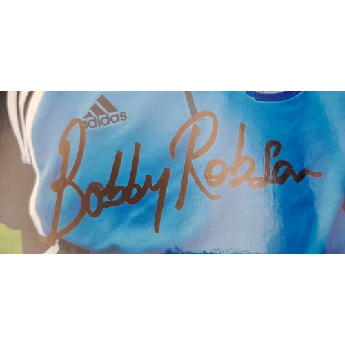 59 - A Signed Bobby Robson and Alan Shearer Photograph. Taken and signed in the late 1990s. Comes with a ... 