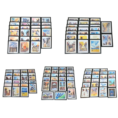 69 - A Large and Vast Collection of Framed James Ndox Paintings.
115 in total. Winning bidder is advised ... 