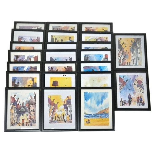 69 - A Large and Vast Collection of Framed James Ndox Paintings.
115 in total. Winning bidder is advised ... 