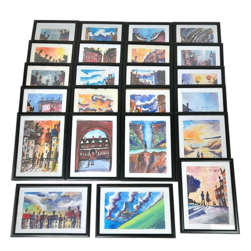 69 - A Large and Vast Collection of Framed James Ndox Paintings.
115 in total. Winning bidder is advised ... 