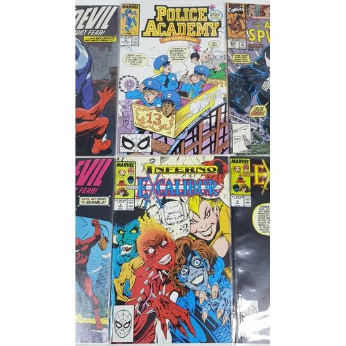 104 - Ten Marvel Mixed Comics - Most Being in Very Fine to Very Fine Plus Grade. All individually wrapped ... 