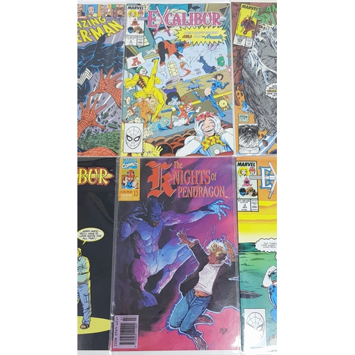 104 - Ten Marvel Mixed Comics - Most Being in Very Fine to Very Fine Plus Grade. All individually wrapped ... 