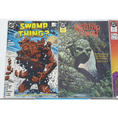 31 - Nine DC Swamp Thing Comics - Most Being in Very Fine to Very Fine Plus Grade. All individually wrapp... 