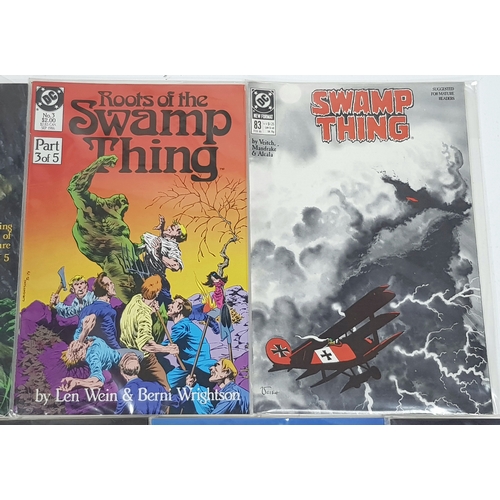 31 - Nine DC Swamp Thing Comics - Most Being in Very Fine to Very Fine Plus Grade. All individually wrapp... 