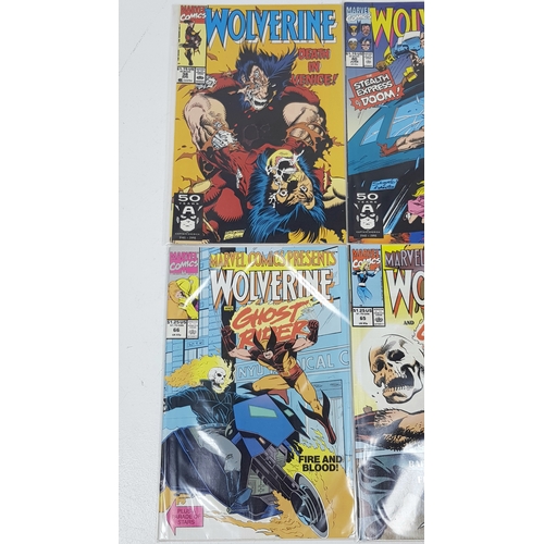 33 - Ten Marvel Wolverine Comics - Most Being in Very Fine to Very Fine Plus Grade. All individually wrap... 