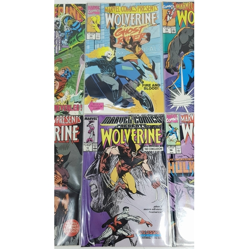 33 - Ten Marvel Wolverine Comics - Most Being in Very Fine to Very Fine Plus Grade. All individually wrap... 