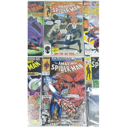 34 - Ten Marvel The Amazing Spiderman Comics - Most  Being in Very Fine to Very Fine Plus Grade. All indi... 