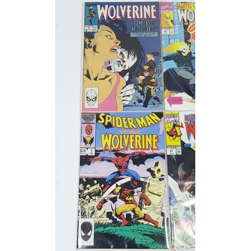 37 - Ten Marvel Wolverine Comics - Most Being in Very Fine to Very Fine Plus Grade. All individually wrap... 