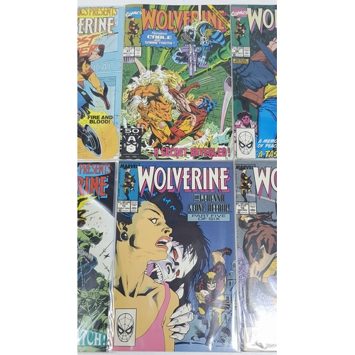 37 - Ten Marvel Wolverine Comics - Most Being in Very Fine to Very Fine Plus Grade. All individually wrap... 