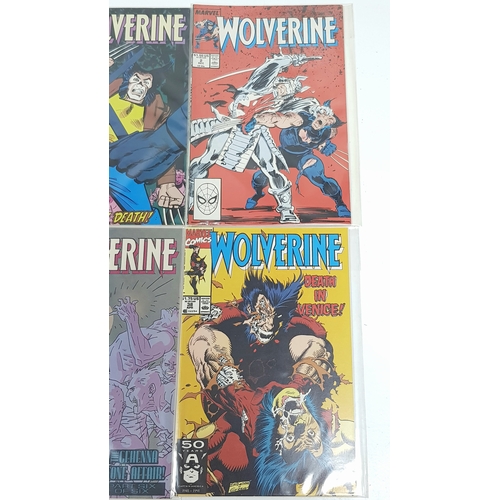 37 - Ten Marvel Wolverine Comics - Most Being in Very Fine to Very Fine Plus Grade. All individually wrap... 