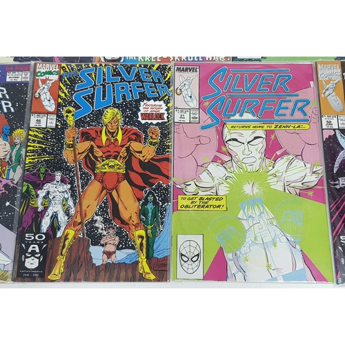 38 - Ten Marvel Silver Surfer Comics - Most Being in Very Fine to Very Fine Plus Grade. All individually ... 
