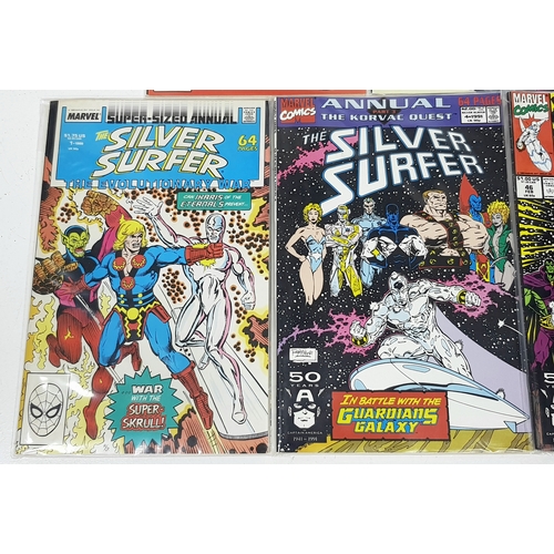 38 - Ten Marvel Silver Surfer Comics - Most Being in Very Fine to Very Fine Plus Grade. All individually ... 