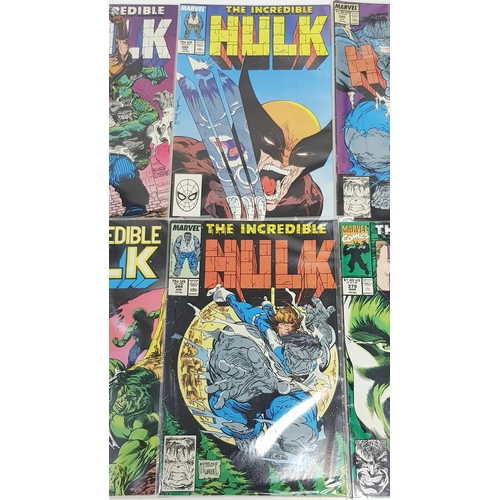 39 - Ten Marvel Incredible Hulk Comics - Most Being in Very Fine to Very Fine Plus Grade. All individuall... 