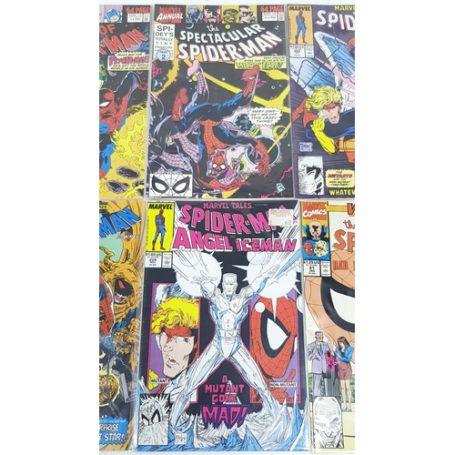40 - Ten Marvel Mixed Spiderman Comics - Most Being in Very Fine to Very Fine Plus Grade. All individuall... 