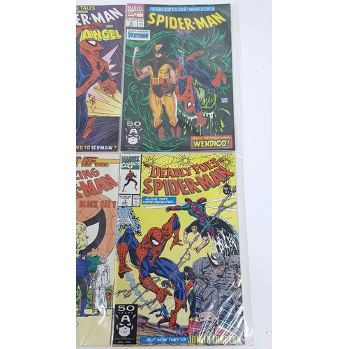 40 - Ten Marvel Mixed Spiderman Comics - Most Being in Very Fine to Very Fine Plus Grade. All individuall... 