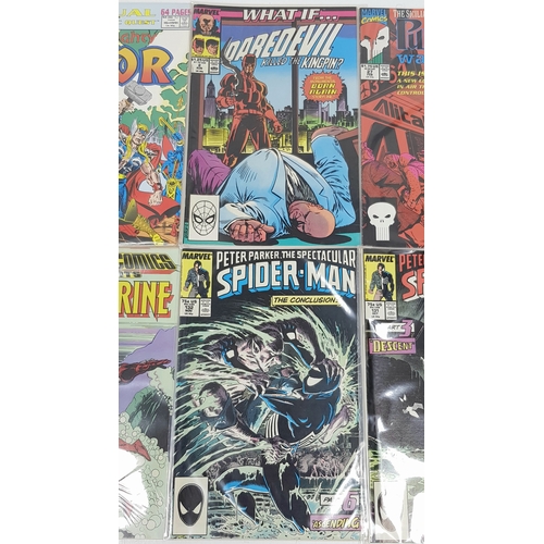 43 - Ten Marvel Mixed Comics - Most Being in Very Fine to Very Fine Plus Grade. All individually wrapped ... 