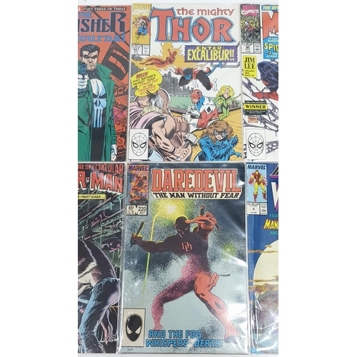 43 - Ten Marvel Mixed Comics - Most Being in Very Fine to Very Fine Plus Grade. All individually wrapped ... 