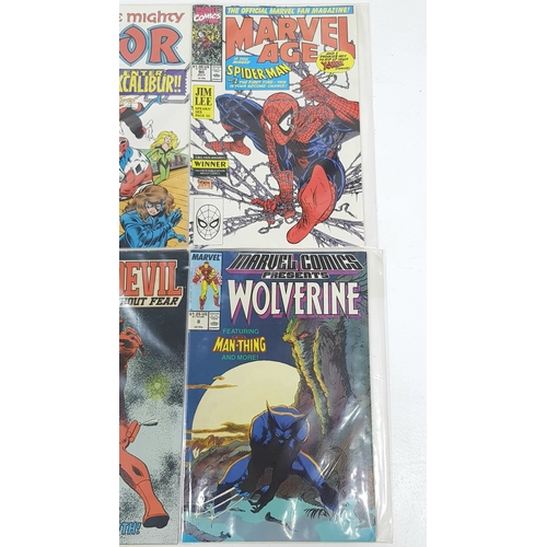 43 - Ten Marvel Mixed Comics - Most Being in Very Fine to Very Fine Plus Grade. All individually wrapped ... 