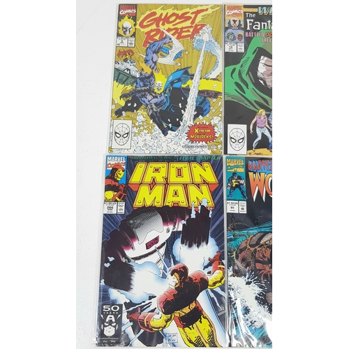 45 - Ten Marvel Mixed Comics - Most Being in Very Fine to Very Fine Plus Grade. All individually wrapped ... 