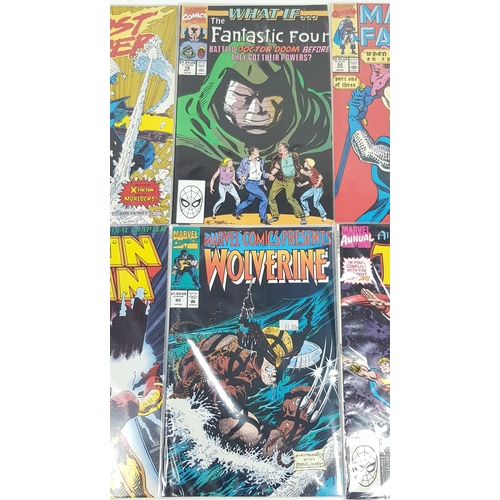 45 - Ten Marvel Mixed Comics - Most Being in Very Fine to Very Fine Plus Grade. All individually wrapped ... 