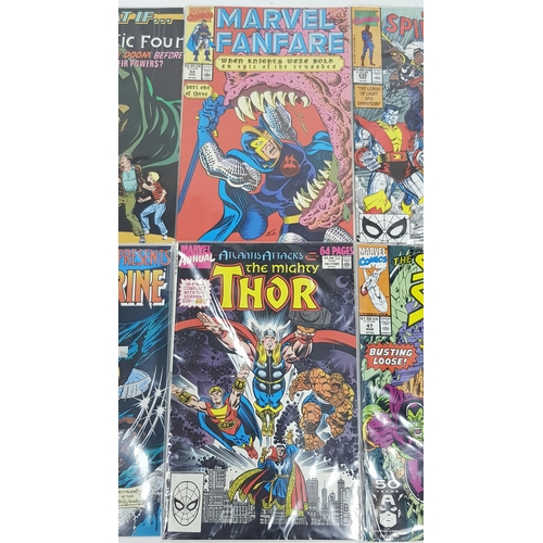 45 - Ten Marvel Mixed Comics - Most Being in Very Fine to Very Fine Plus Grade. All individually wrapped ... 