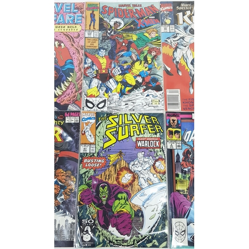 45 - Ten Marvel Mixed Comics - Most Being in Very Fine to Very Fine Plus Grade. All individually wrapped ... 
