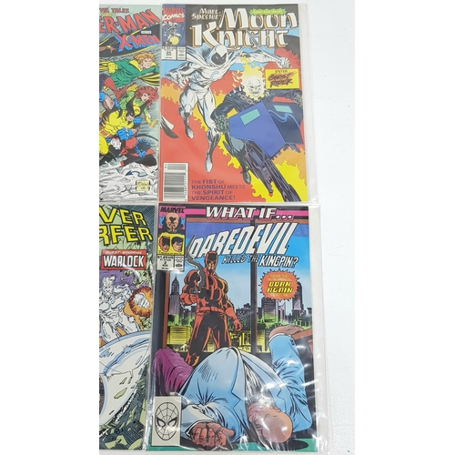 45 - Ten Marvel Mixed Comics - Most Being in Very Fine to Very Fine Plus Grade. All individually wrapped ... 