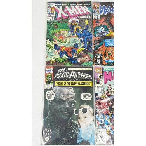 46 - Ten Marvel Mixed Comics - Most Being in Very Fine to Very Fine Plus Grade. All individually wrapped ... 