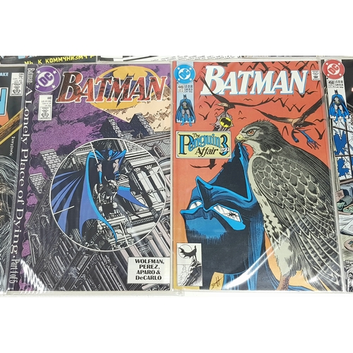56 - Ten DC Batman Comics - Most Being in Very Fine to Very Fine Plus Grade. All individually wrapped in ... 