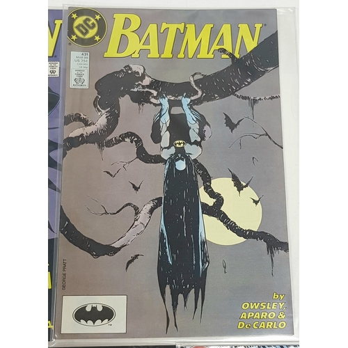 56 - Ten DC Batman Comics - Most Being in Very Fine to Very Fine Plus Grade. All individually wrapped in ... 