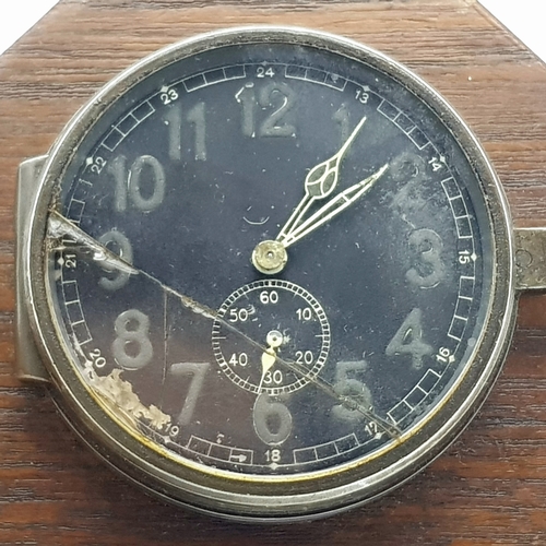 WW2 German Field Radio Operators Clock (not working) in original wooden ...