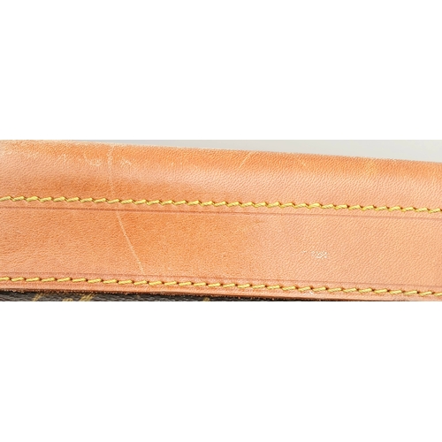 180 - A Louis Vuitton Brown Monogram Noé Shoulder Bag. Brown monogram coated canvas exterior with gold-ton... 