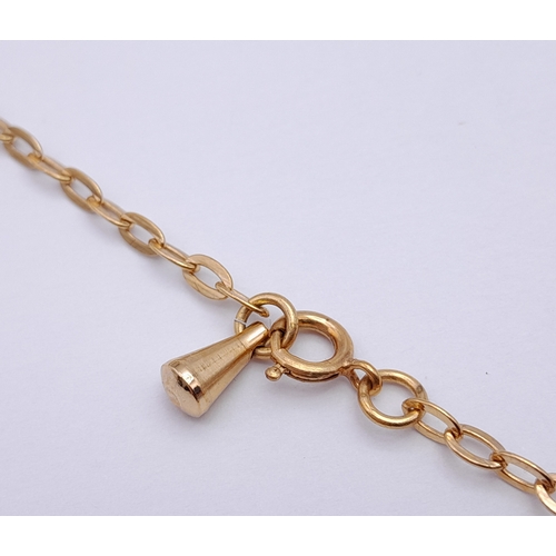 525 - Magnificent GOLD TONE ‘CLEOPATRA’  NECKLACE. Complete with Original Case. Approx 45 cm.