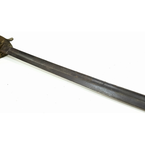 530 - An Antique British Naval Sword. 90cm Length. Stamped to Blade ‘Proved with stamp in circle’. UK Main... 