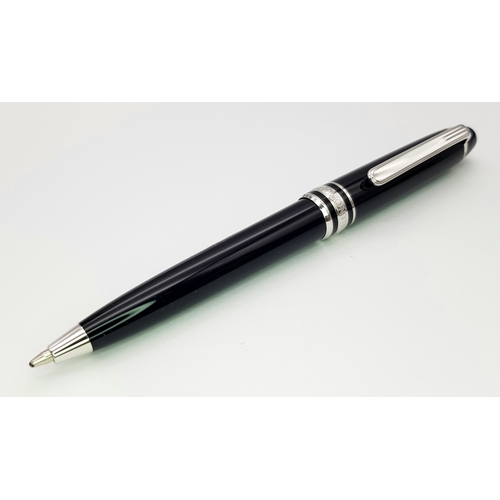 1109 - A Limited Edition Montblanc Meisterstuck Platinum, Mozart Edition, Black Ballpoint Pen in original p... 
