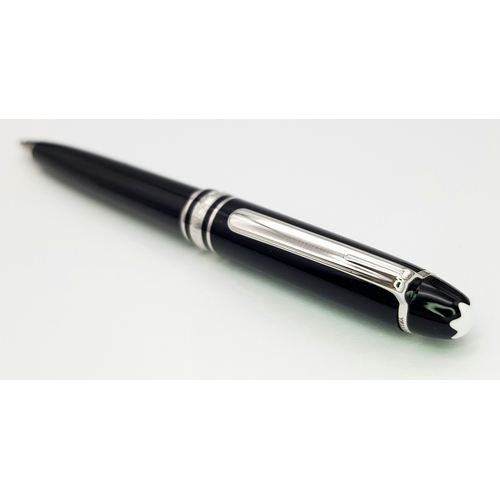 1109 - A Limited Edition Montblanc Meisterstuck Platinum, Mozart Edition, Black Ballpoint Pen in original p... 