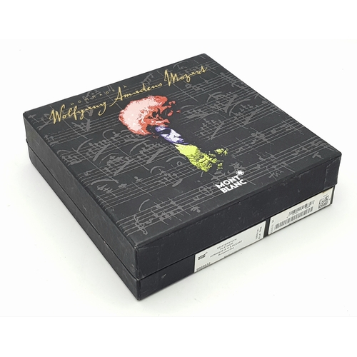 1109 - A Limited Edition Montblanc Meisterstuck Platinum, Mozart Edition, Black Ballpoint Pen in original p... 