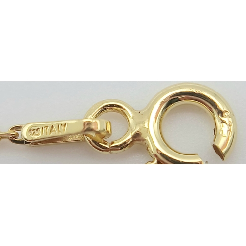 1007 - A Vintage Rolled Gold Heart Locket Pendant on a later 46cm Gold Gilded Sterling Silver Chain. The Lo... 