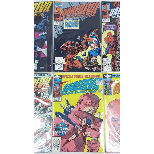 25 - Ten Marvel Daredevil Comics - Most Being in Very Fine to Very Fine Plus Grade. All individually wrap... 