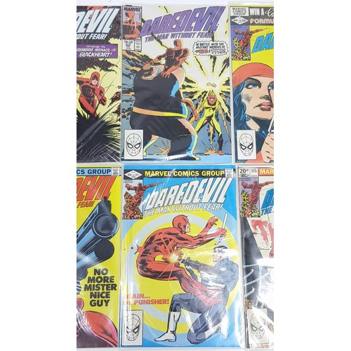 25 - Ten Marvel Daredevil Comics - Most Being in Very Fine to Very Fine Plus Grade. All individually wrap... 